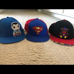Superhero themed hats